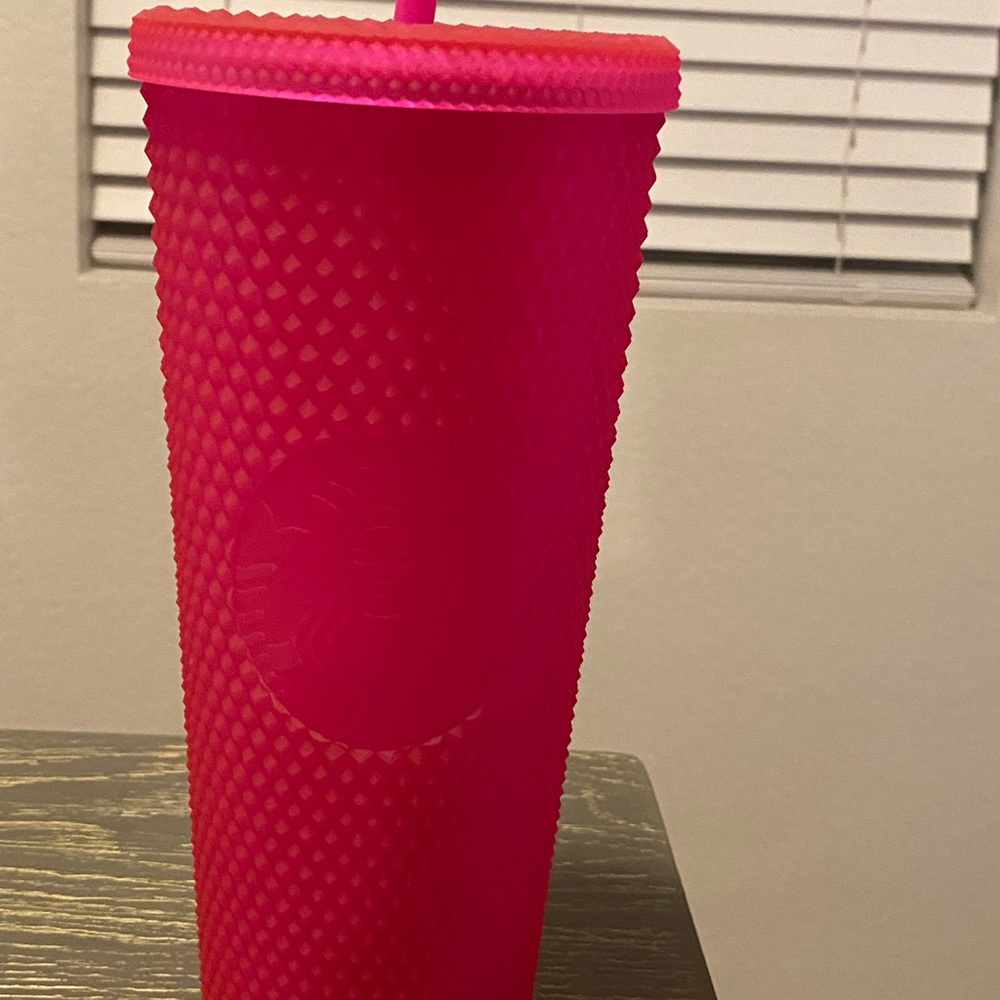 Venti Starbucks Jelly Pink Studded Tumbler